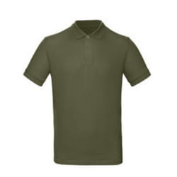 B&C Collection Mens Inspire Polo Shirt - S, Urban Khaki
