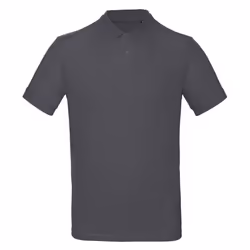 B&C Collection Mens Inspire Polo Shirt - S, Dark Grey