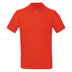 B&C Collection Mens Inspire Polo Shirt - M, Fire Red