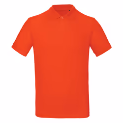 B&C Collection Mens Inspire Polo Shirt - S, Fire Red