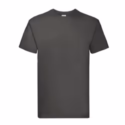 Fruit of the Loom Mens Super Premium T-Shirt - XL, Light Graphite