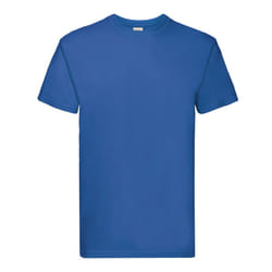 Fruit of the Loom Mens Super Premium T-Shirt - L, Royal Blue