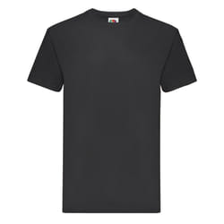 Fruit of the Loom Mens Super Premium T-Shirt - 3XL, Black