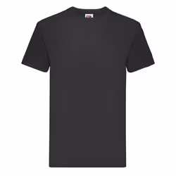Fruit of the Loom Mens Super Premium T-Shirt - M, Black