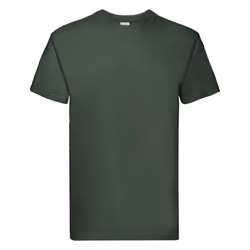 Fruit of the Loom Mens Super Premium T-Shirt - XL, Bottle Green