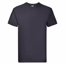 Fruit of the Loom Mens Super Premium T-Shirt - XXL, Deep Navy