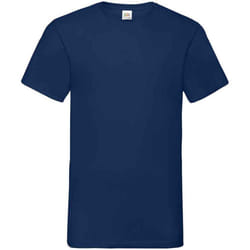 Fruit of the Loom Mens Valueweight V Neck T-Shirt - XXL, Navy