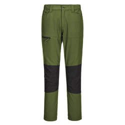 Portwest Mens WX2 Slim Work Trousers - 36R, Olive Green