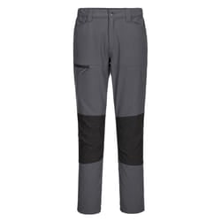 Portwest Mens WX2 Slim Work Trousers - 44R, Metal Grey