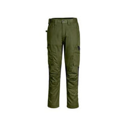 Portwest Unisex Adult Stretch Work Trousers - 30R, Olive Green