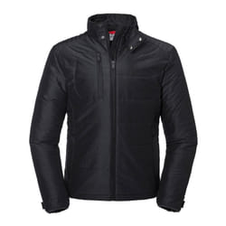 Russell Mens Cross Padded Jacket - S, Black