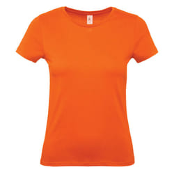 B&C Womens/Ladies #E150 T-Shirt - XS, Orange