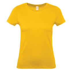B&C Womens/Ladies #E150 T-Shirt - XS, Gold