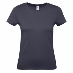 B&C Womens/Ladies #E150 T-Shirt - XS, Light Navy