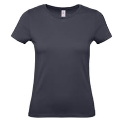 B&C Womens/Ladies #E150 T-Shirt - XS, Light Navy