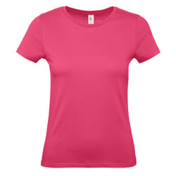 B&C Womens/Ladies #E150 T-Shirt - XS, Fuchsia
