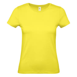 B&C Womens/Ladies #E150 T-Shirt - XS, Solar Yellow