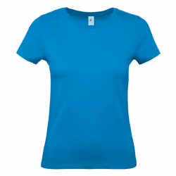 B&C Womens/Ladies #E150 T-Shirt - XS, Atoll Blue