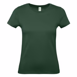 B&C Womens/Ladies #E150 T-Shirt - XS, Bottle Green