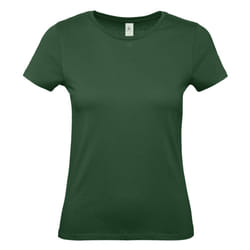 B&C Womens/Ladies #E150 T-Shirt - XS, Bottle Green