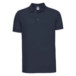 Russell Mens Stretch Polo Shirt - 3XL, French Navy