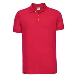 Russell Mens Stretch Polo Shirt - 3XL, Classic Red