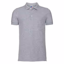 Russell Mens Stretch Polo Shirt - XL, Light Oxford