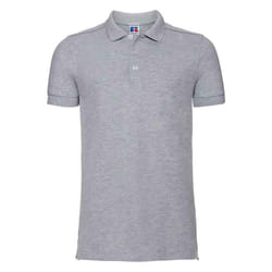 Russell Mens Stretch Polo Shirt - XL, Light Oxford