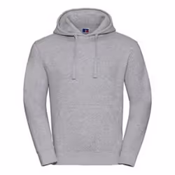 Russell Mens Authentic Hoodie - XS, Light Oxford