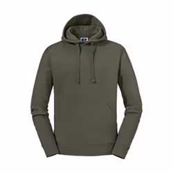 Russell Mens Authentic Hoodie - M, Olive