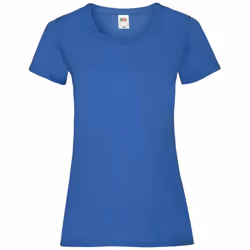 Fruit of the Loom Womens/Ladies Valueweight Heather Lady Fit T-Shirt - 10 UK, Royal Blue