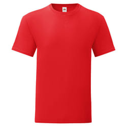 Fruit of the Loom Mens Iconic 150 T-Shirt - L, Red