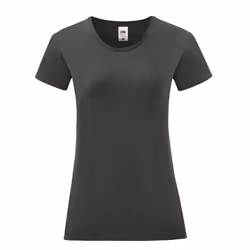 Fruit of the Loom Womens/Ladies Iconic T-Shirt - XS, Light Graphite