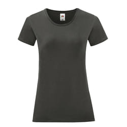 Fruit of the Loom Womens/Ladies Iconic T-Shirt - XS, Light Graphite