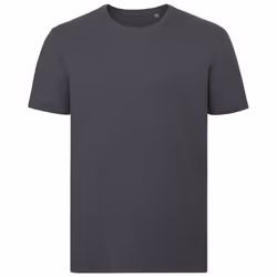Russell Mens Organic T-Shirt - XL, Convoy Grey