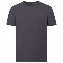 Russell Mens Organic T-Shirt - XS, Convoy Grey