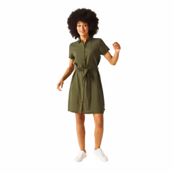 Regatta Womens/Ladies Rema Shirt Dress - 20 UK, Four Leaf Clover