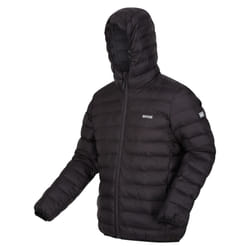 Regatta Mens Marizion Baffled Hooded Padded Jacket - L, Black