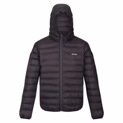Regatta Mens Marizion Baffled Hooded Padded Jacket - L, Black