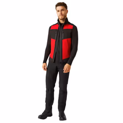 Regatta Mens E-Volve Colour Block Softshell Body Warmer - S, Classic Red/Black