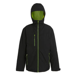 Regatta Mens Navigate Insulated Waterproof Jacket - XXL, Black/Lime Green