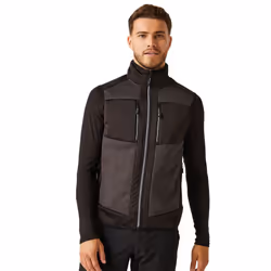 Regatta Mens E-Volve Stretch Body Warmer - S, Ash/Black