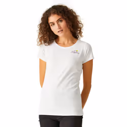 Regatta Womens/Ladies Breezed IV Back Print T-Shirt - 24 UK, White