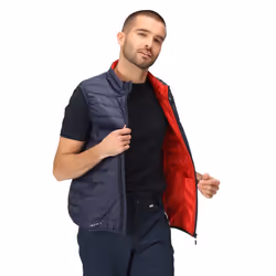 Regatta Mens Marizion Quilted Gilet - XXL, Navy/Danger Red