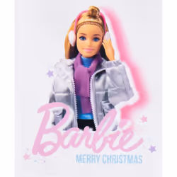 Barbie Womens/Ladies Christmas T-Shirt - 3XL, White