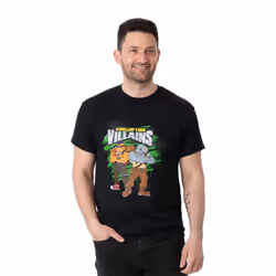 Teenage Mutant Ninja Turtles Mens Villains Bebop & Rocksteady T-Shirt - XXL, Black