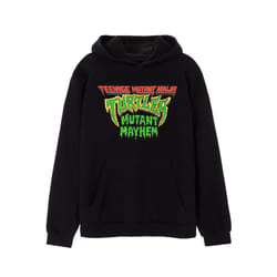 Teenage Mutant Ninja Turtles Mens Mayhem Logo Hoodie - XXL, Black