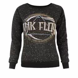 Amplified Womens/Ladies On The Run Pink Floyd Sweatshirt - S, Black