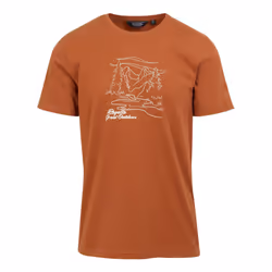 Regatta Mens Cline VIII River T-Shirt - 3XL, Baked Clay