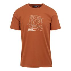 Regatta Mens Cline VIII River T-Shirt - 3XL, Baked Clay